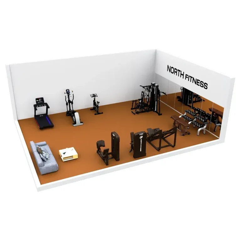 ภาพ 3D ห้องฟิตเนส ของ northfitness