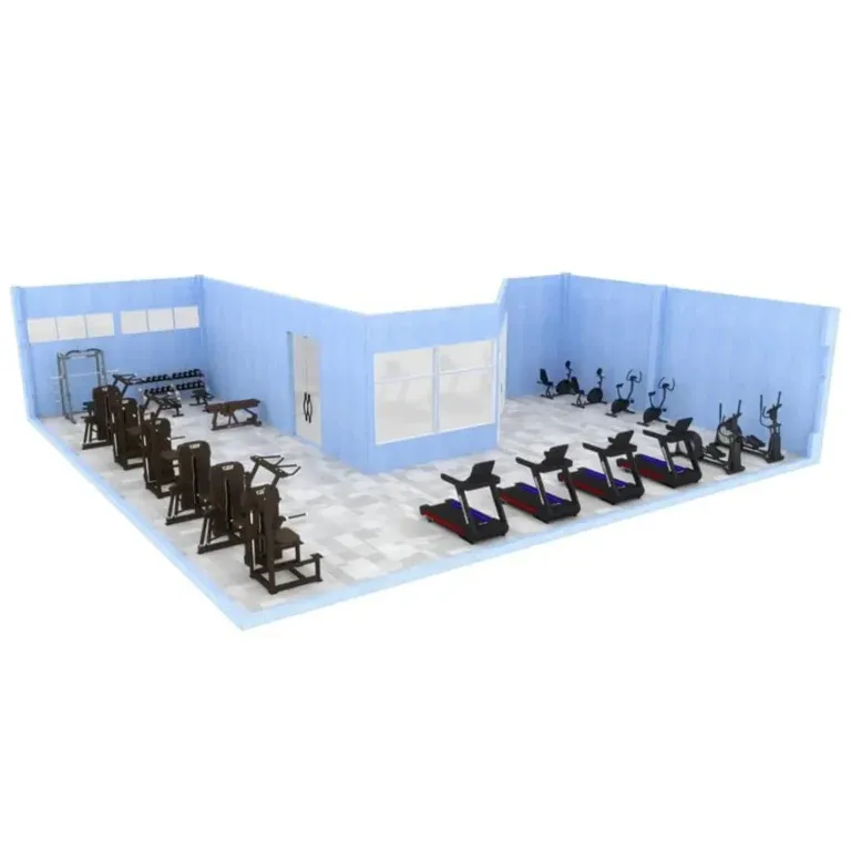 ภาพ 3D ห้องฟิตเนส ของ northfitness