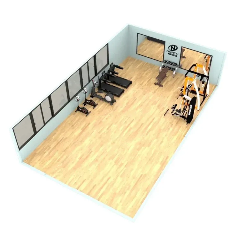 ภาพ 3D ห้องฟิตเนส ของ northfitness