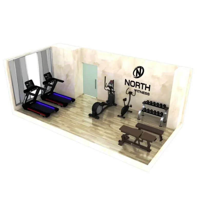 ภาพ 3D ห้องฟิตเนส ของ northfitness