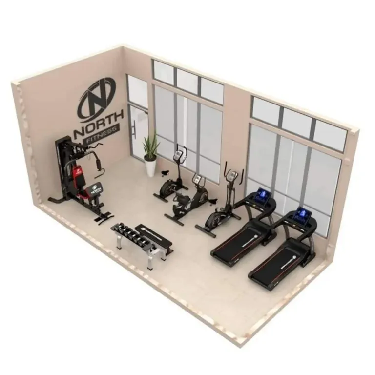 ภาพ 3D ห้องฟิตเนส ของ northfitness