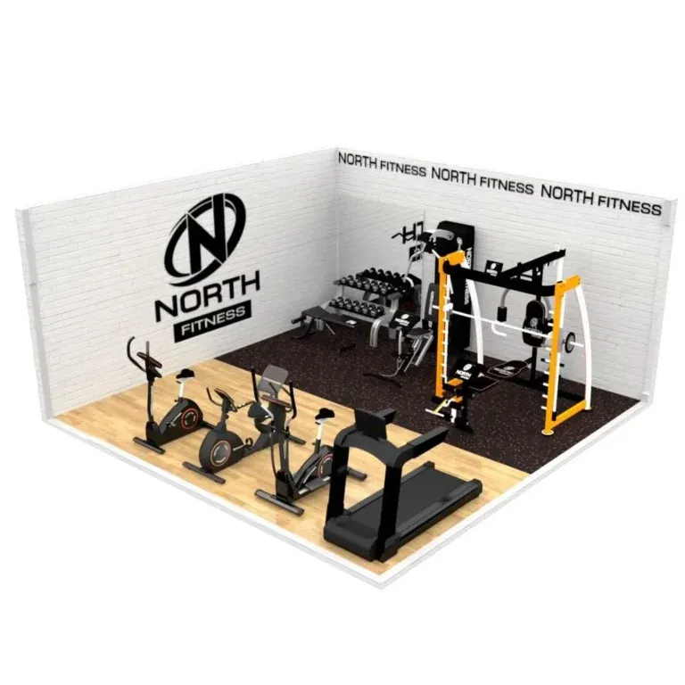 ออกแบบห้องฟิตเนส ภาพ 3D ห้องฟิตเนส ของ northfitness