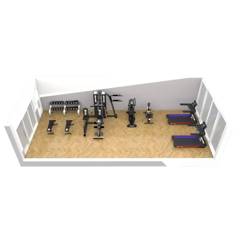 ภาพ 3D ห้องฟิตเนส ของ northfitness