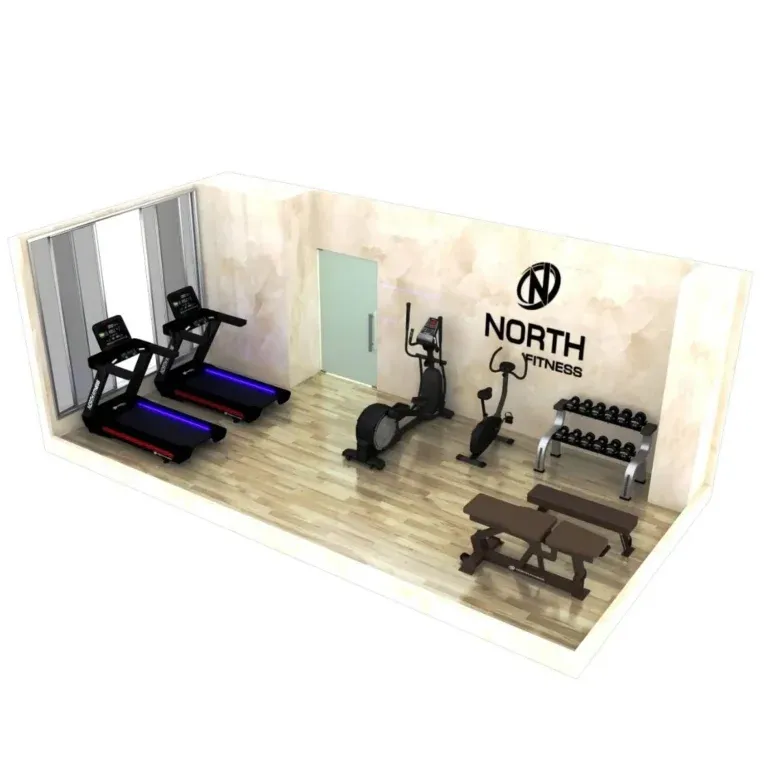 ภาพ 3D ห้องฟิตเนส ของ northfitness